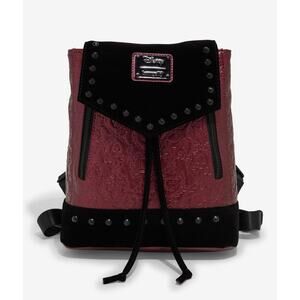 Loungefly  Disney Villains Icons stud mini backpack